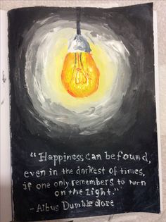 236x315 Harry Potter Quote Art. Acrylic Media. (Done By Myself Kris Terry - Harry Potter Painting