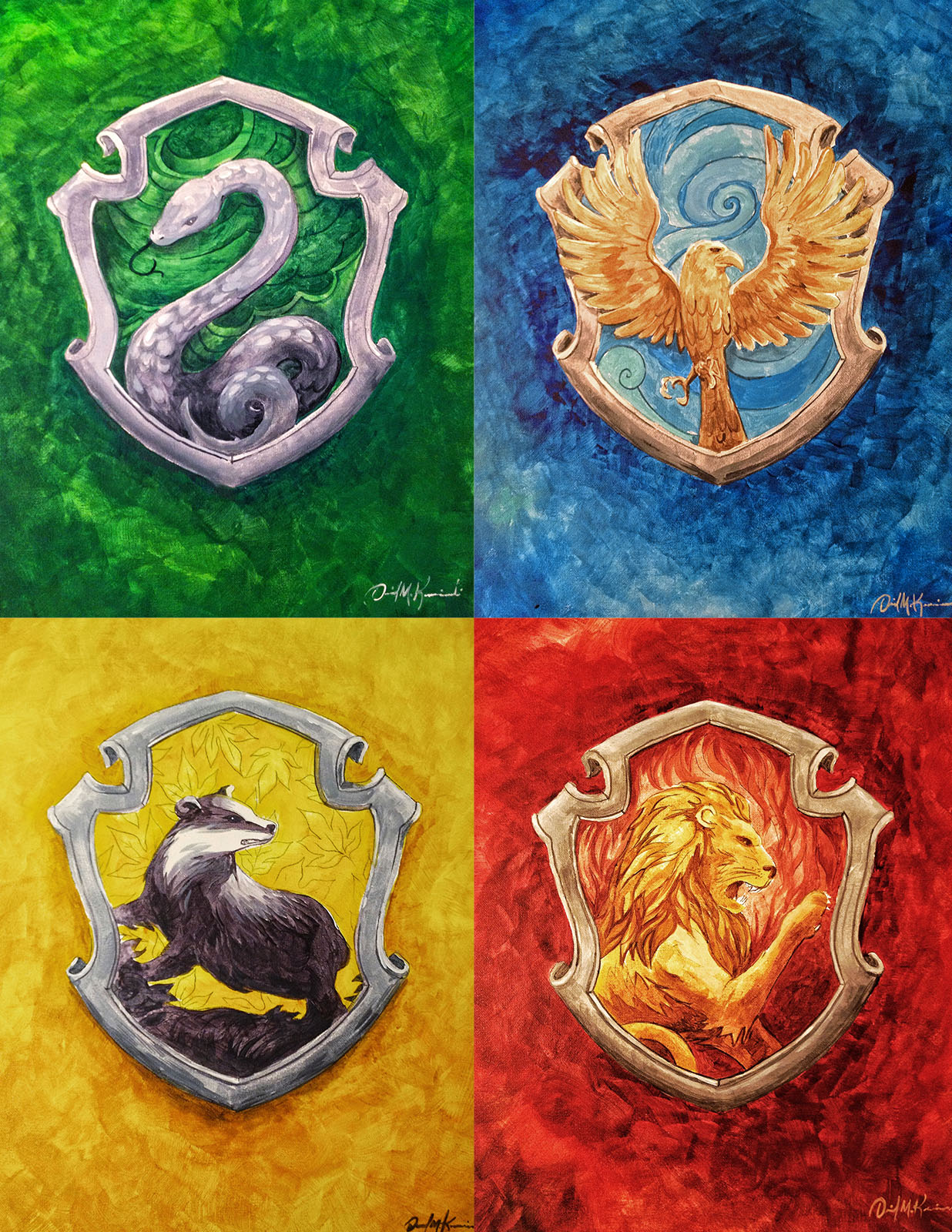 1236x1600 Wine Amp Paint - Harry Potter Painting