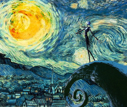 500x424 Jordan Raves Relativisticquantumstringtheory Vincent Van - Harry Potter Starry Night Painting