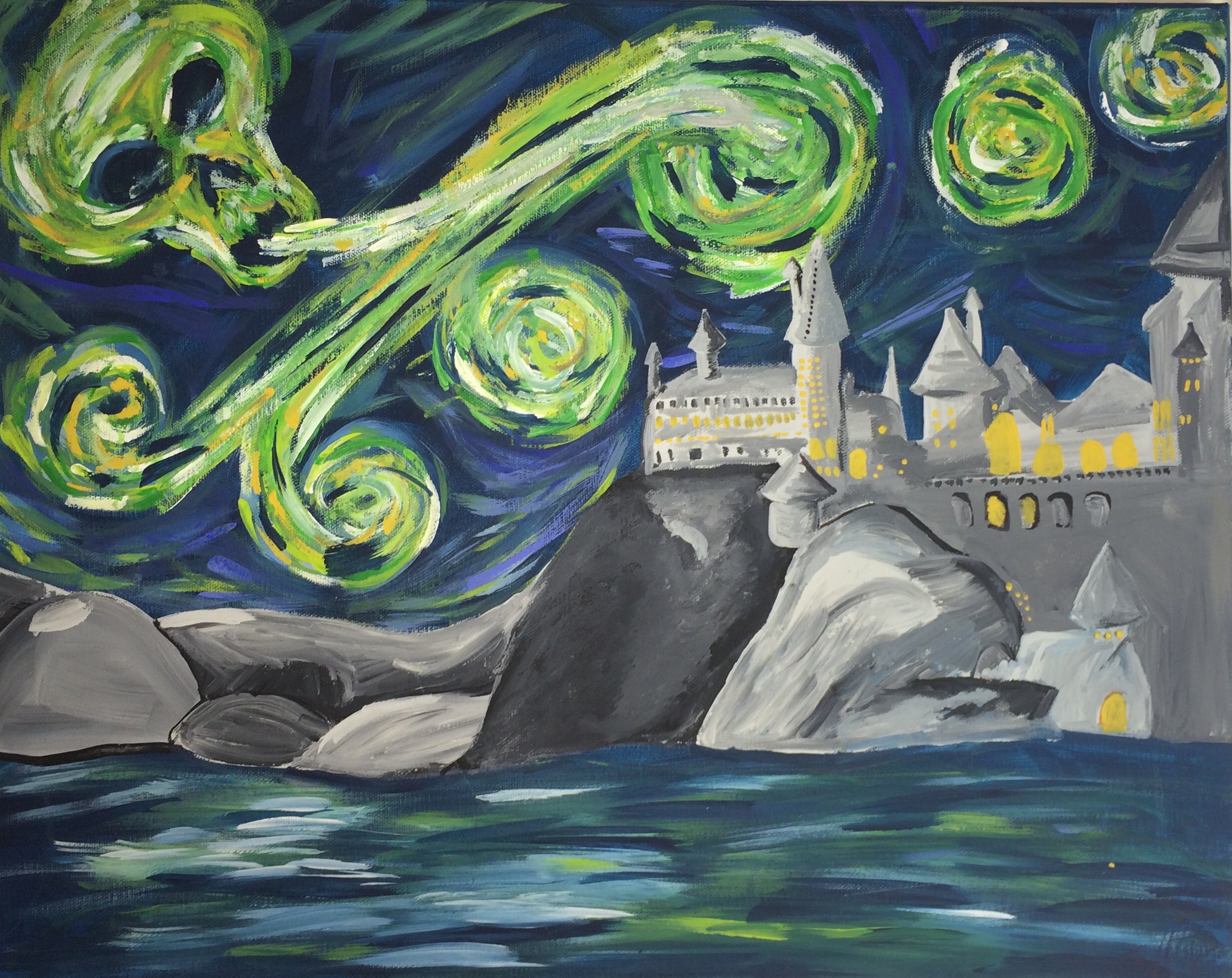 2475x1964 Starry Nights Media Portfolio - Harry Potter Starry Night Painting
