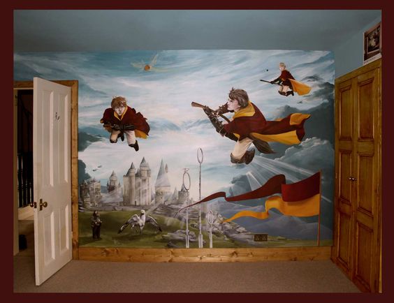 Harry Potter Wall Painting