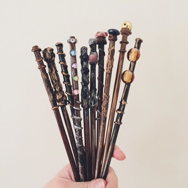 600x600 A Harry Potter Birthday Party - Harry Potter Wand Painting