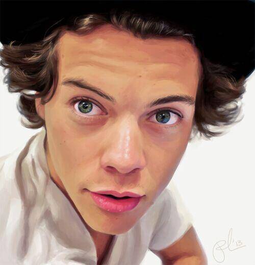 500x519 Harry Styles Painting - Harry Styles Painting