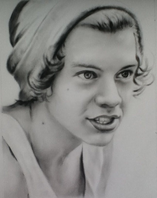 647x813 Harry Styles Painting In Drybrush ~ Timelapse - Harry Styles Painting