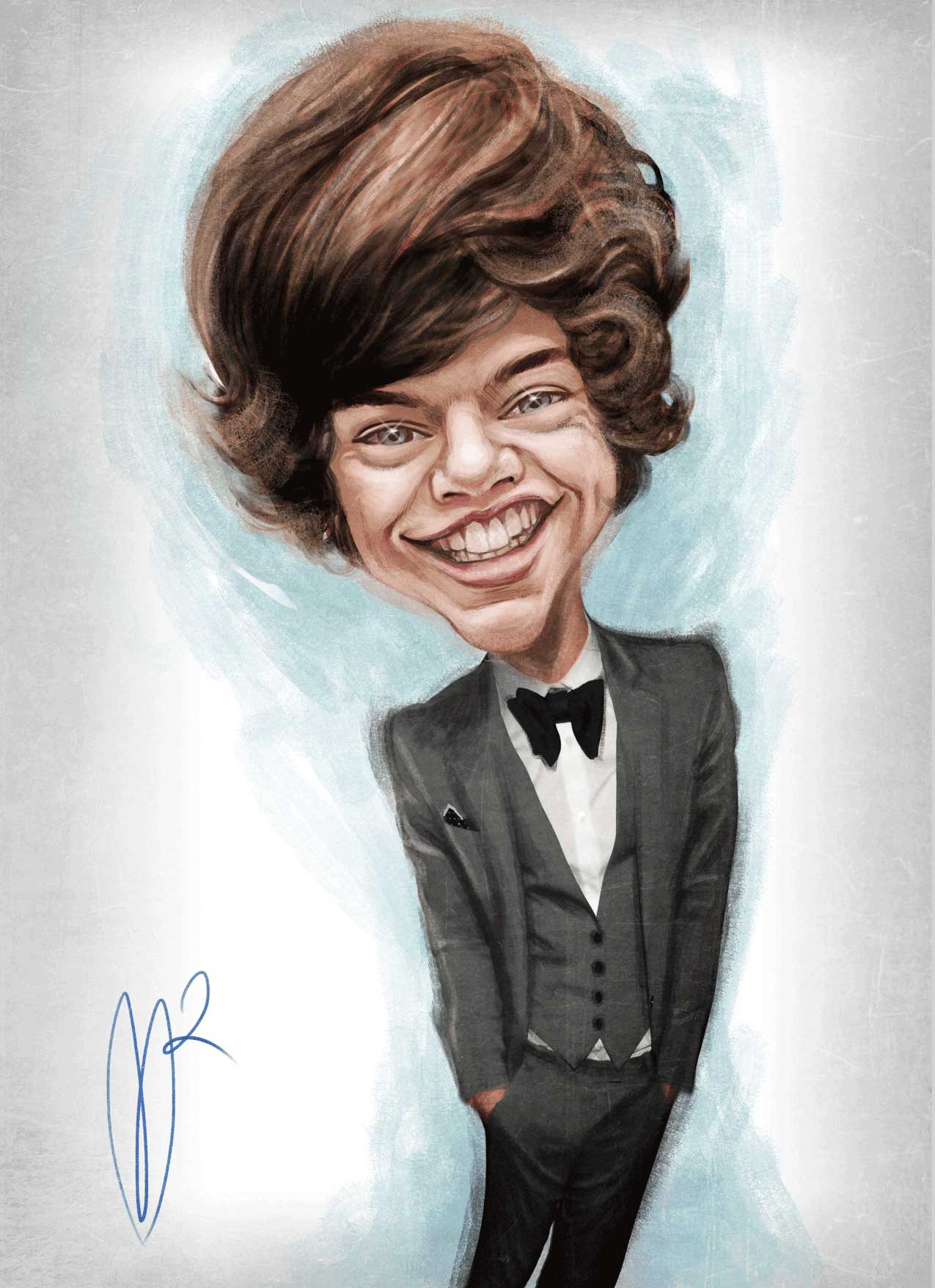 1275x1755 Harry Styles - Harry Styles Painting