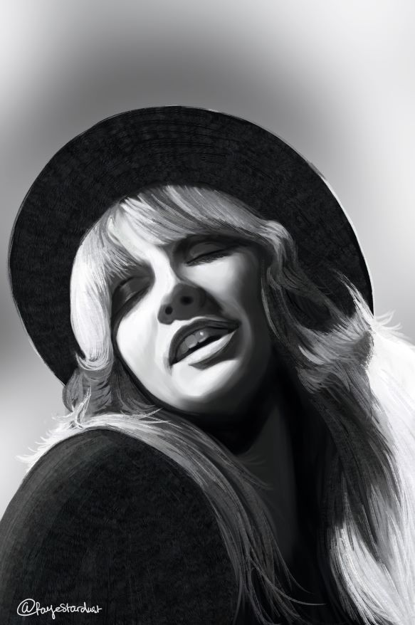 583x878 Stevie Nicks Painting For Harry Styles - Harry Styles Painting