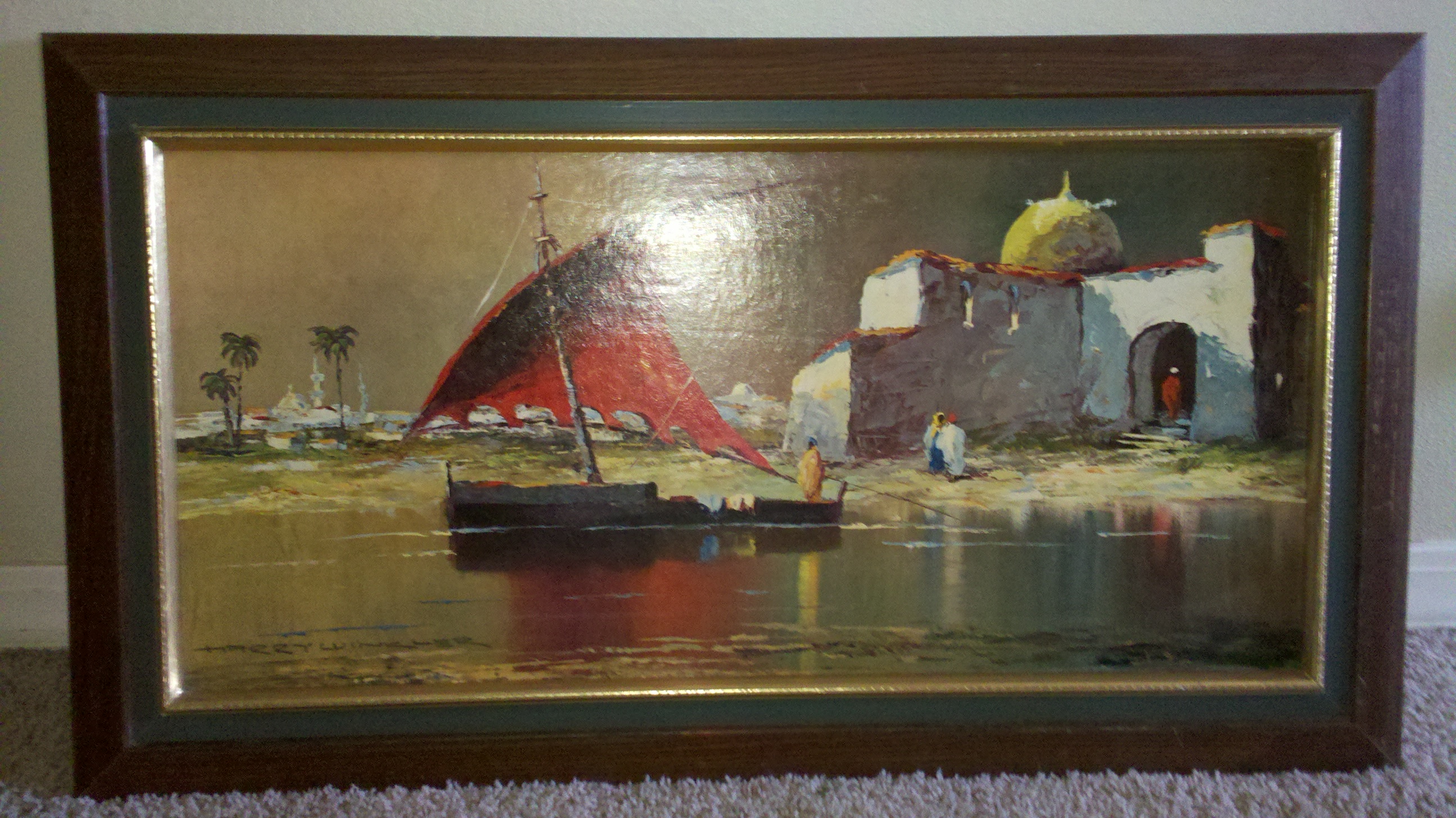 2592x1456 Harry Winkler Oil Painting Antique Appraisal Instappraisal - Harry Winkler Painting