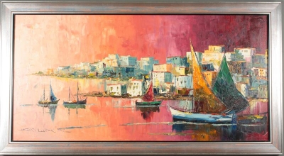 400x220 Modern Art - Harry Winkler Painting