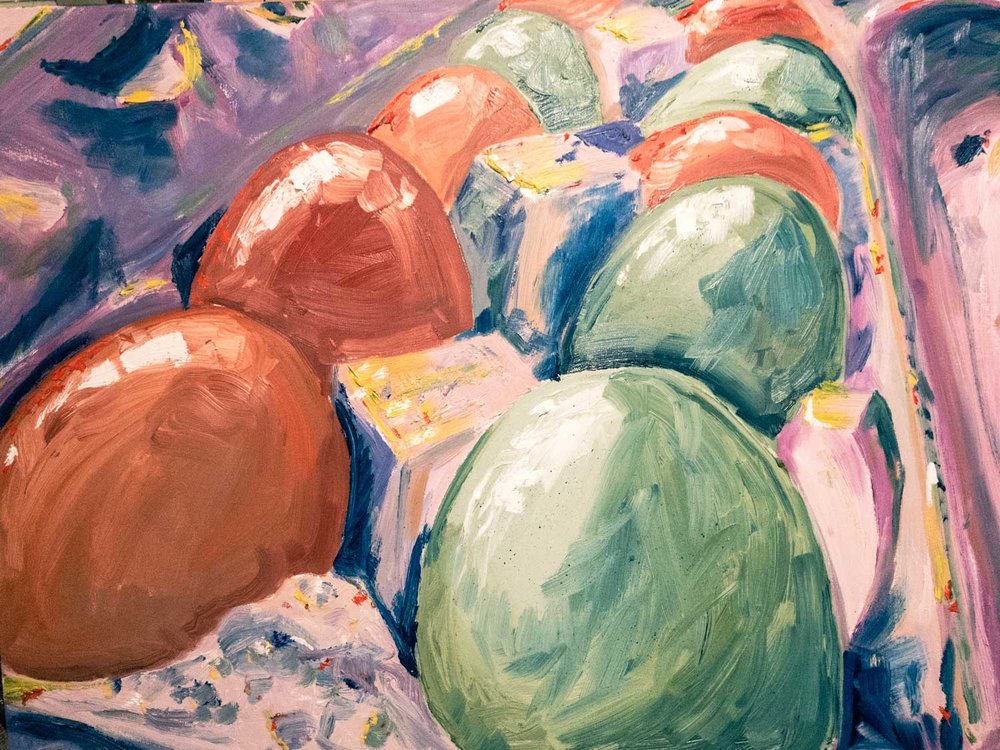 1000x750 Morning Eggs Steve Hartman Fine Art - Hartman Painting