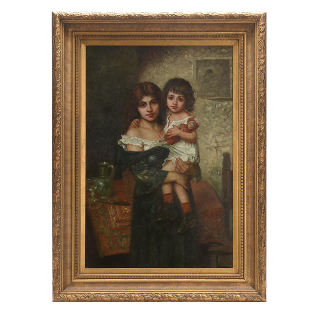 640x640 Original Oil Painting On Canvas Signed E. Hartman Ebth - Hartman Painting