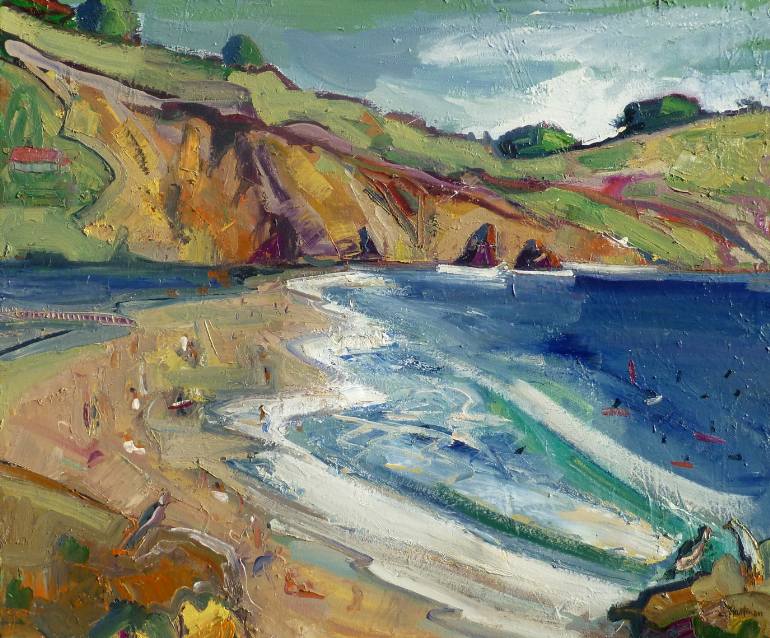 770x638 Saatchi Art Rodeo Beach Painting By James Hartman - Hartman Painting