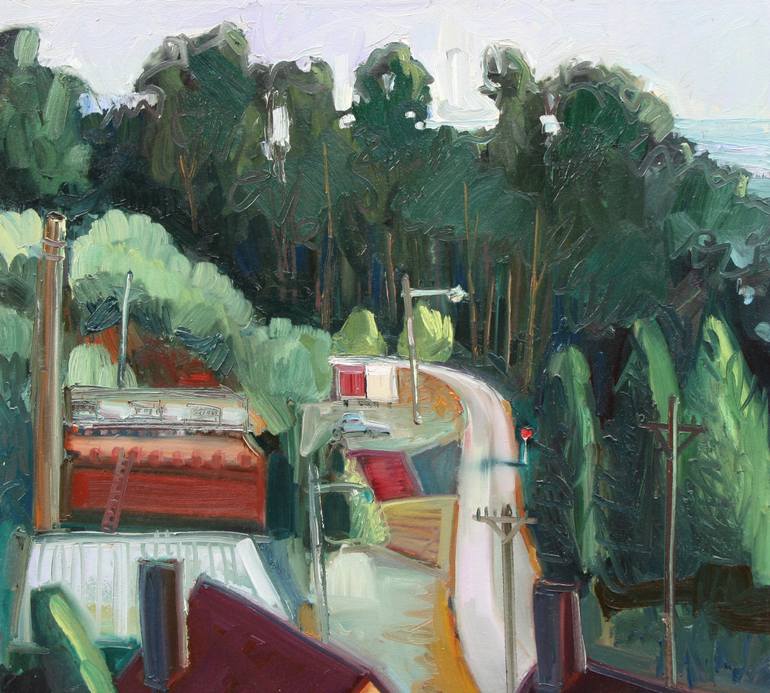 770x693 Saatchi Art Winehaven Painting By James Hartman - Hartman Painting