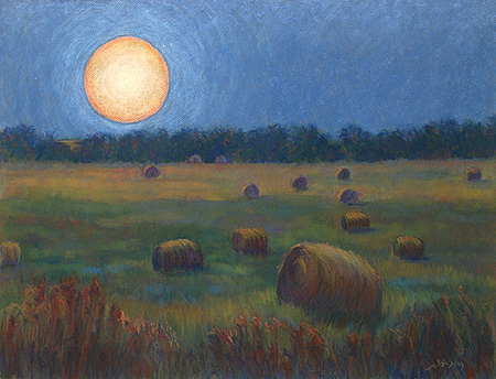 450x344 Barbara Solberg - Harvest Moon Painting
