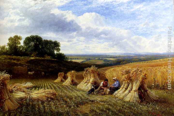 720x482 George Cole Snr Harvest Field Painting Anysize 50% Off - Harvest Painting