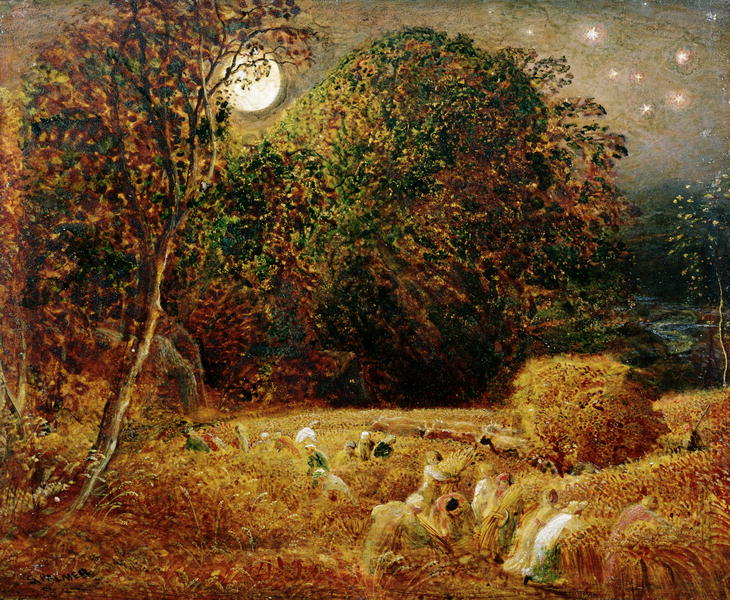730x600 Harvest Moon Painting Samuel Palmer Oil Paintings - Harvest Painting