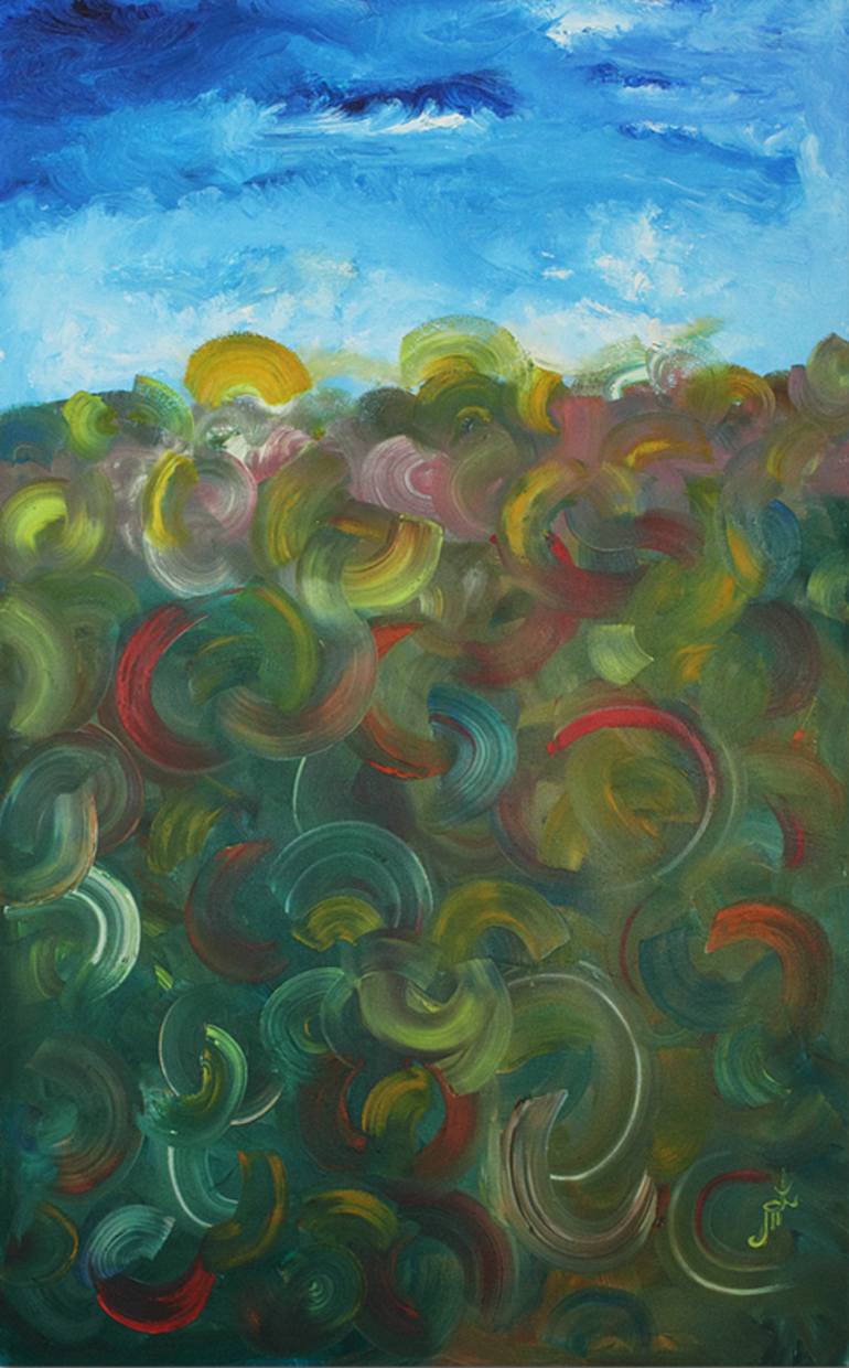 770x1240 Saatchi Art Harvest Painting By Tanya Afinskaya - Harvest Painting