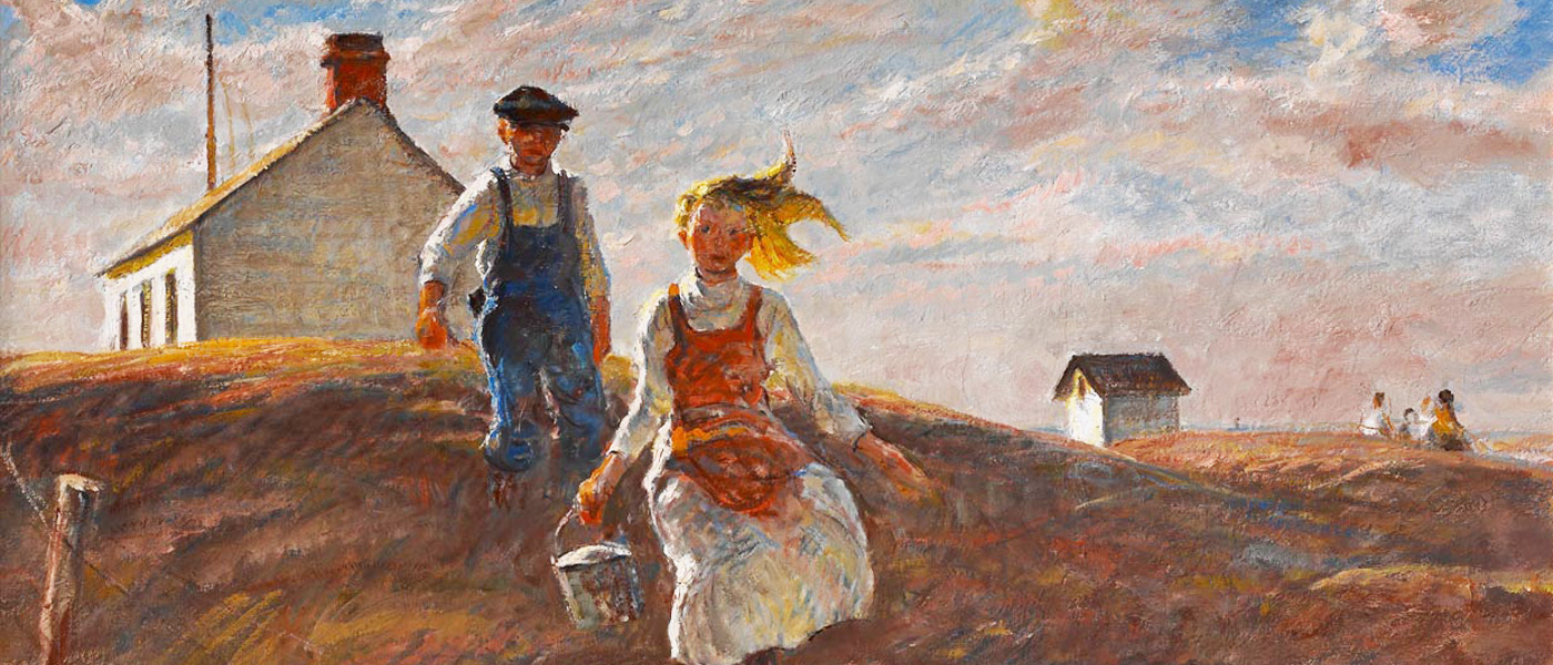 1400x600 Masters Of The Golden Age Harvey Dunn And His Students - Harvey Painting