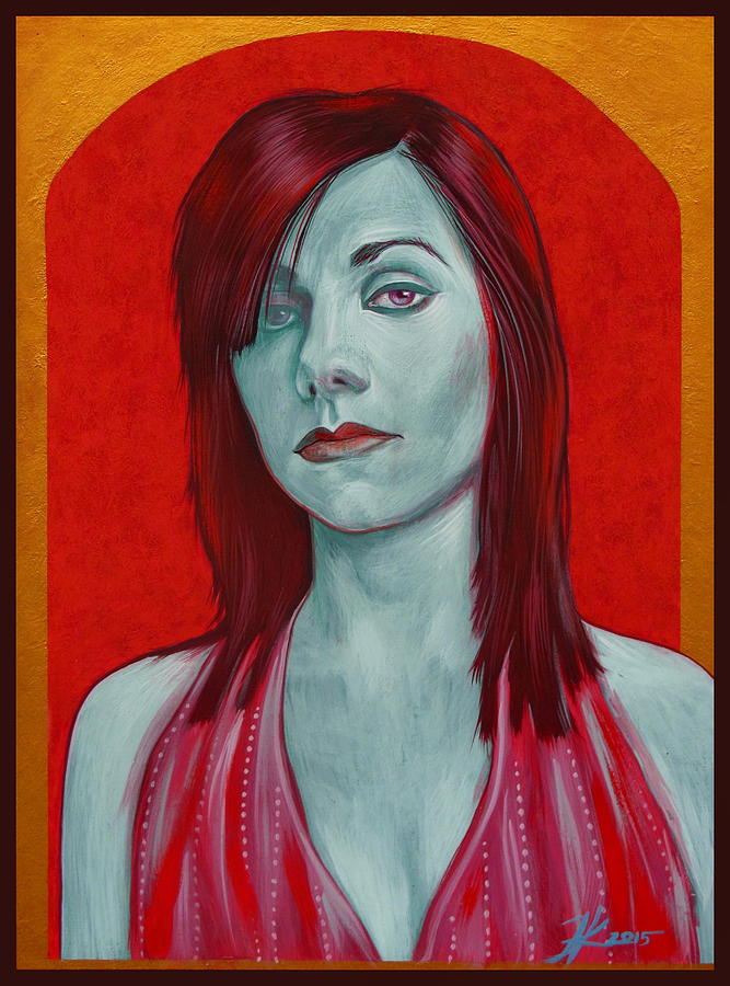 667x900 Pj Harvey Painting By Jovana Kolic - Harvey Painting