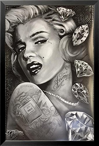 341x500 Buy Art For Less Marilyn Monroe Diamonds By James Danger Harvey - Harvey Painting