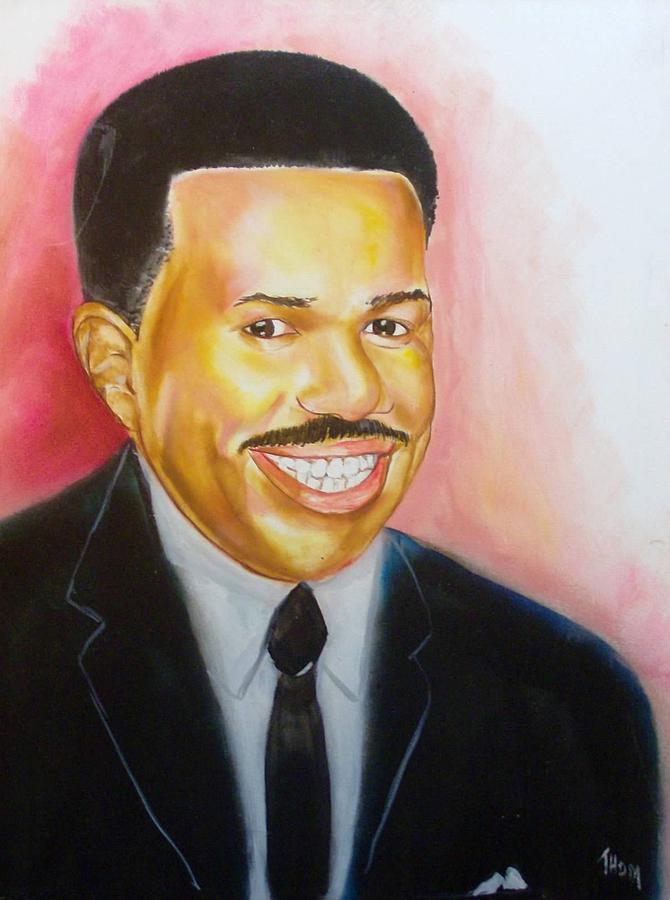 670x900 Steve Harvey Painting By James Thompson - Harvey Painting
