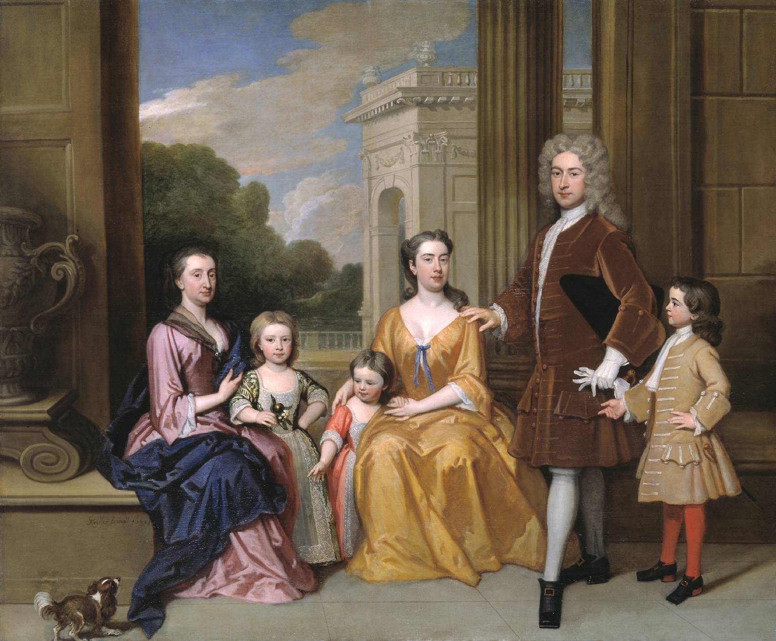 1536x1269 The Harvey Family Painting Sir Godfrey Kneller Oil Paintings - Harvey Painting