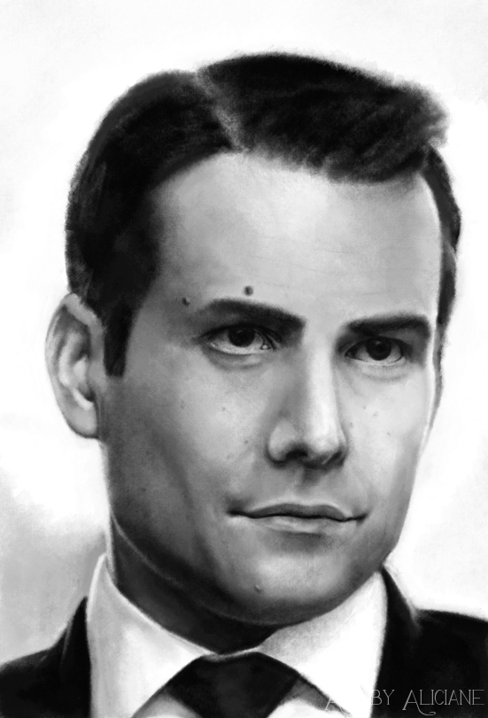 551x811 Harvey Specter - Harvey Specter Painting