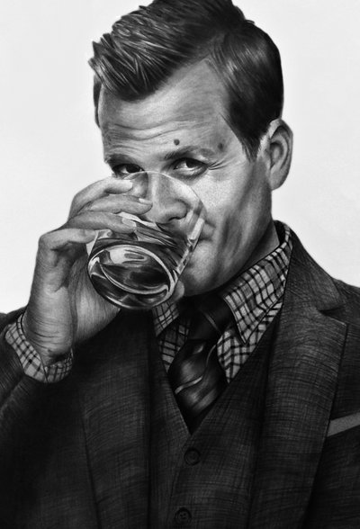 400x588 Harvey Specter By Quit1 - Harvey Specter Painting