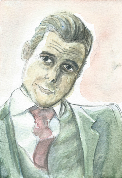400x585 Harvey Specter Fan'Art By Mortiegane - Harvey Specter Painting