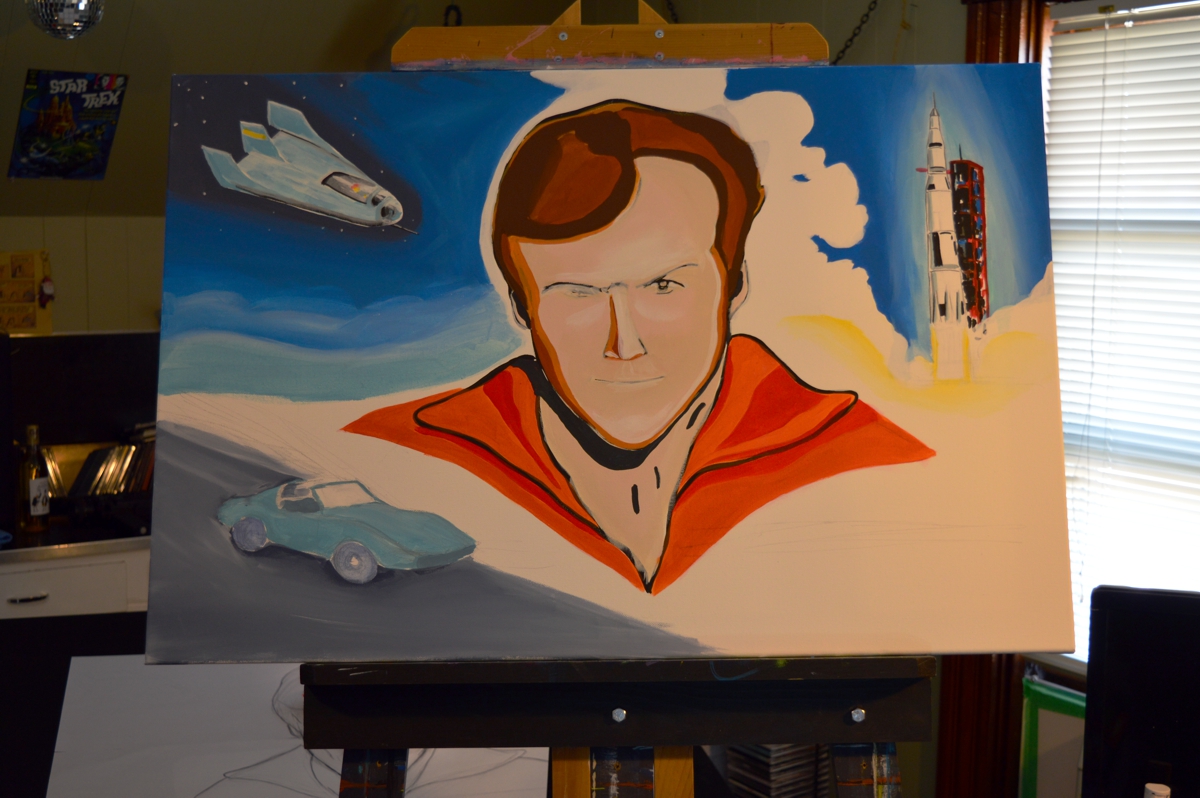 1200x798 Cartoon Kevincameronartist - Harvey Specter Painting