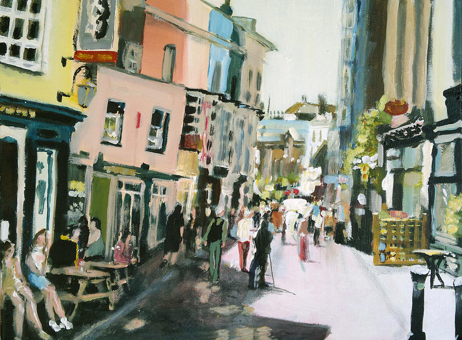 900x664 Hastings Old Town Painting By Paul Mitchell - Hastings Painting