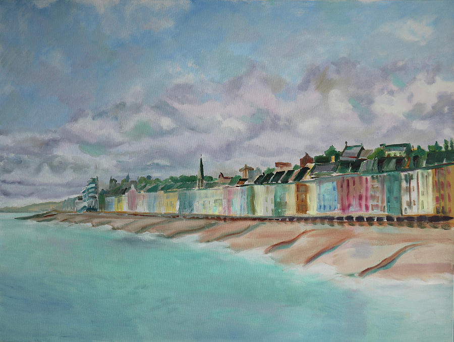 900x677 Hastings From The Pier Painting By Jimmy Mackellar - Hastings Painting