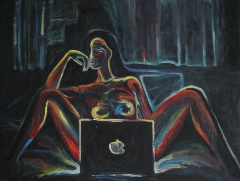 770x579 Saatchi Art Making Hate Painting By Nadya Polevich - Hate Painting