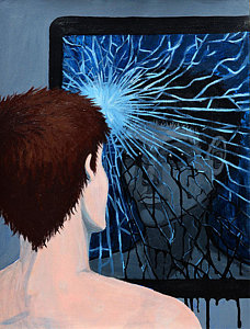 228x300 Self Hate Paintings Fine Art America - Hate Painting