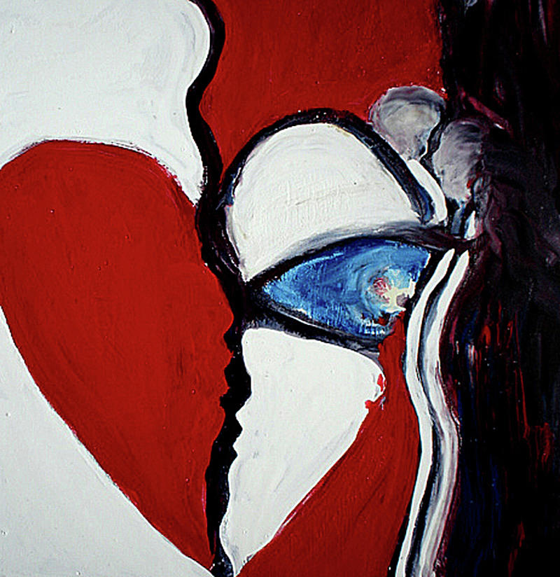 800x824 Time To Love Time To Hate Painting By Lyn Deutsch - Hate Painting