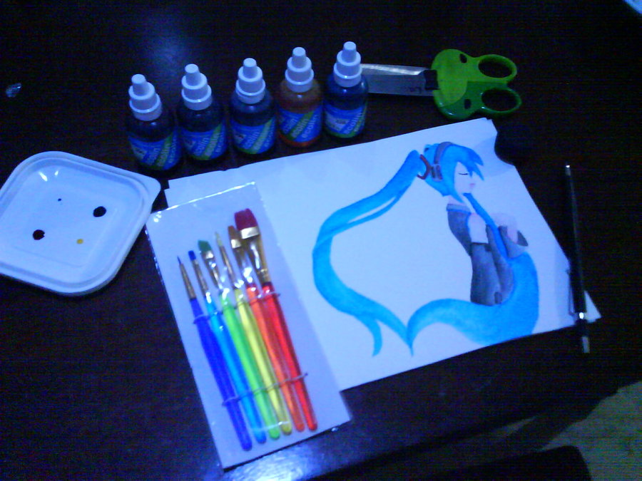 900x675 Hatsune Miku Painting By Pashvinca - Hatsune Miku Painting