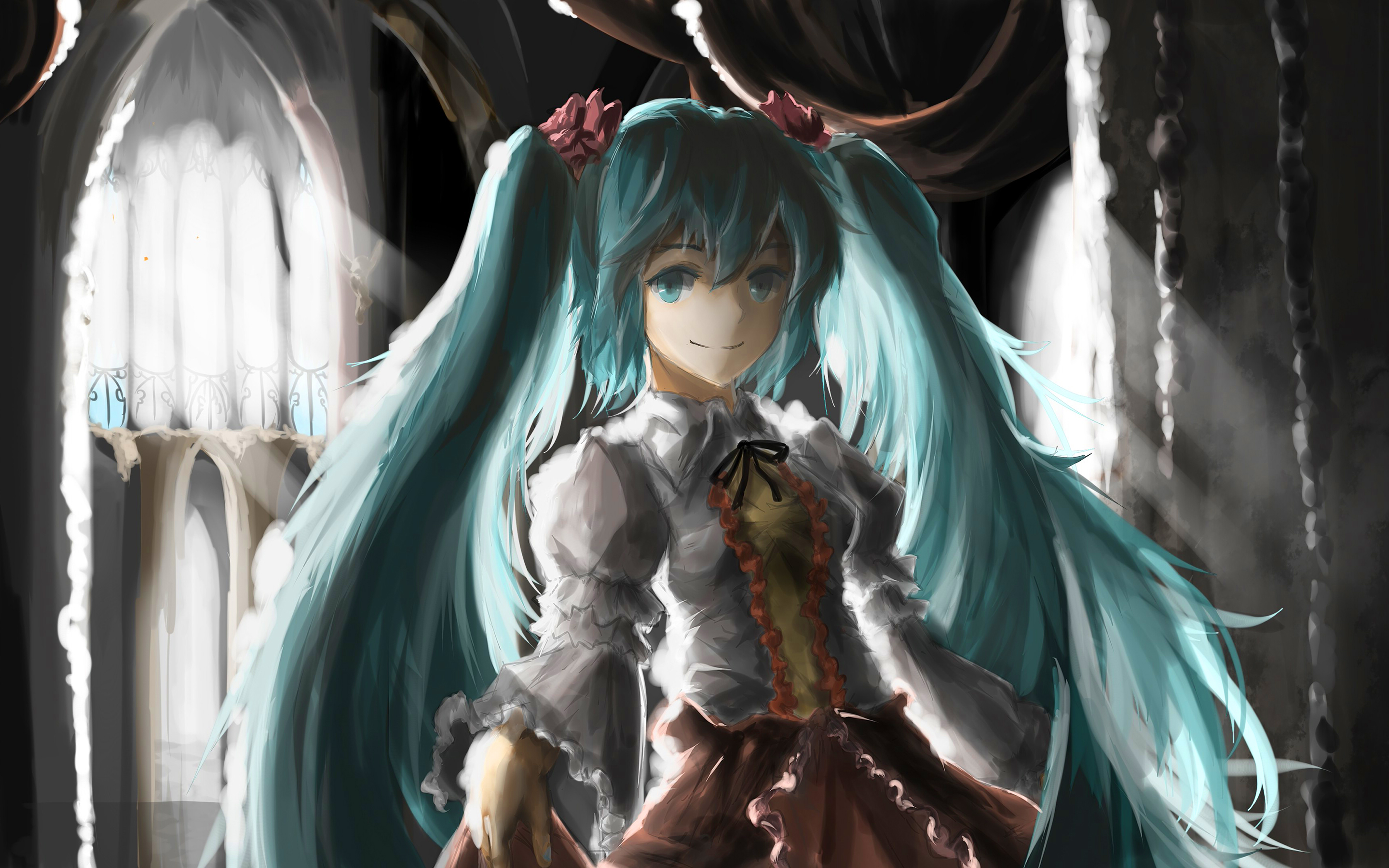 2880x1800 Hatsune Miku Painting - Hatsune Miku Painting