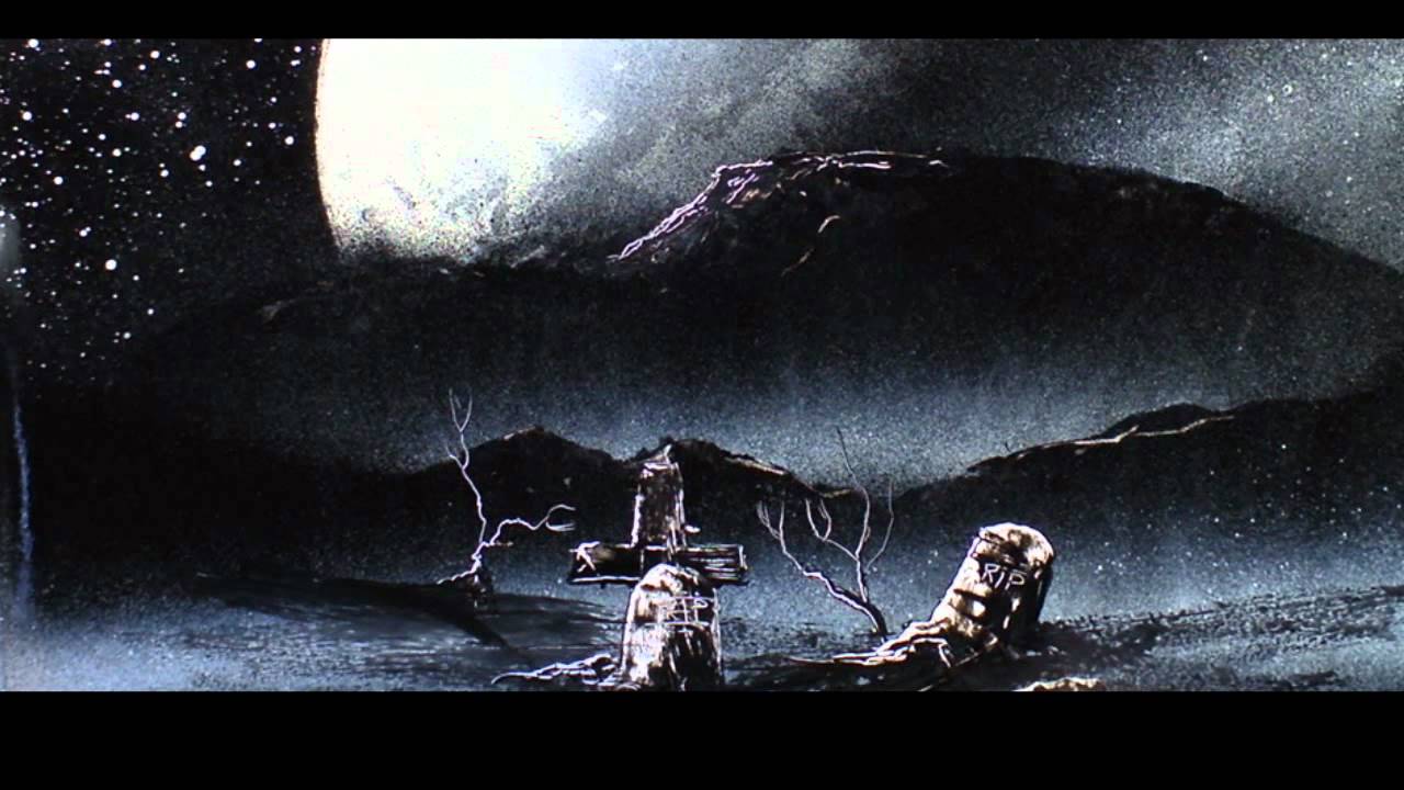 1280x720 Haunted House Spray Painting - Haunted Forest Painting