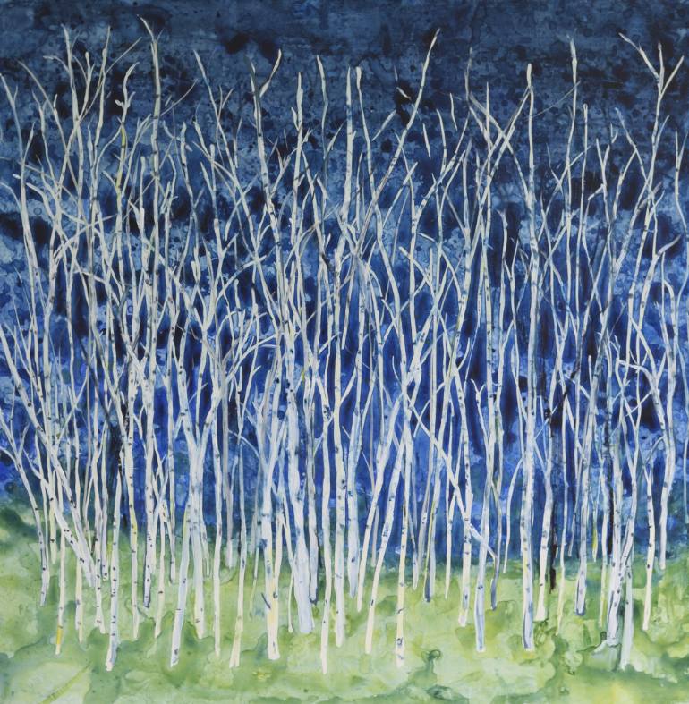 770x787 Saatchi Art Haunted Forest Painting By Tamara Gonda - Haunted Forest Painting