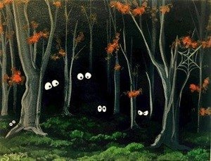 300x229 Haunted Forest - Haunted Forest Painting