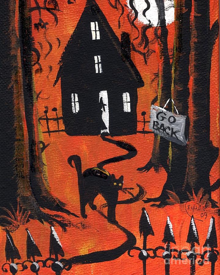 720x900 Haunted Forest Painting By Sylvia Pimental - Haunted Forest Painting