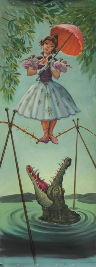 389x1080 Profiles In History To Auction Disney Theme Park And Movie Items - Haunted Mansion Painting