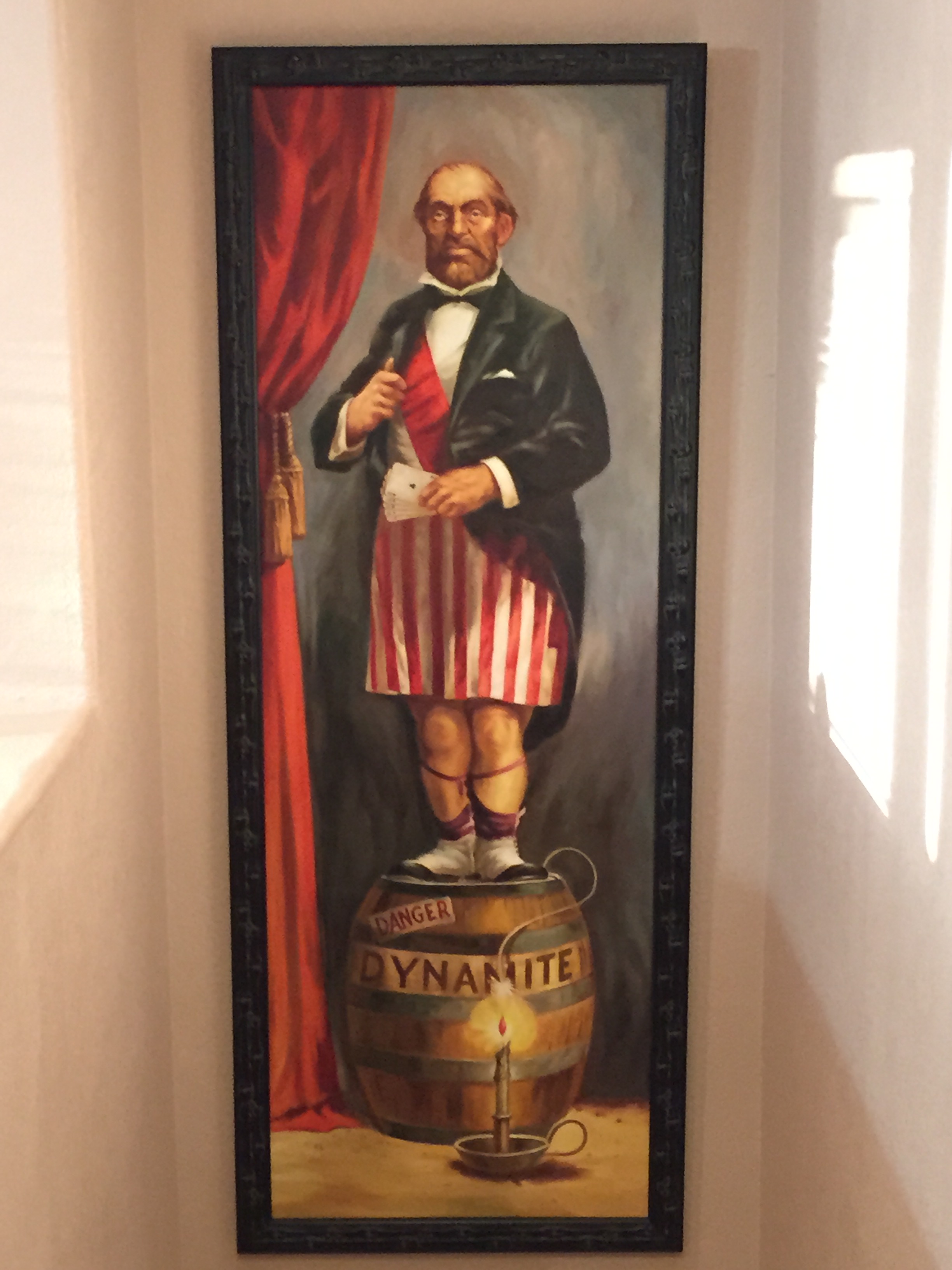 2448x3264 Custom Stretch Painting From Haunted Mansion - Haunted Mansion Painting