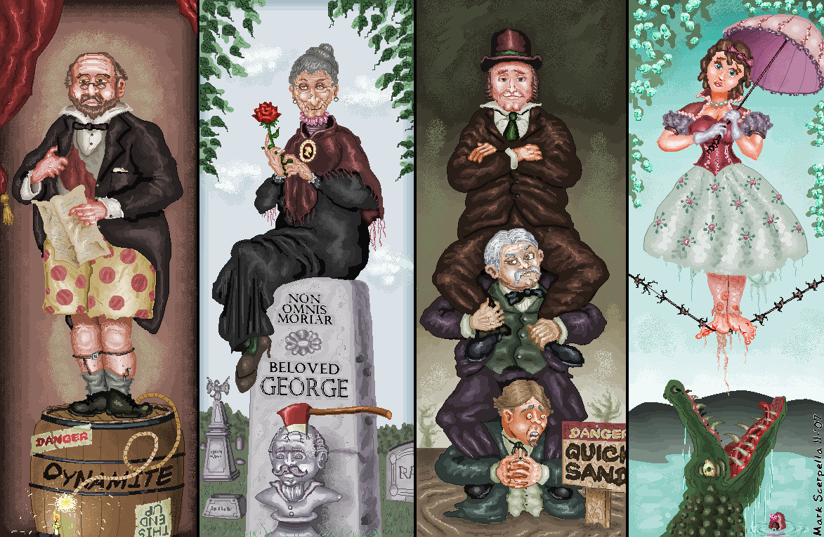 1173x765 Stretch Paintings By Ctdsnark - Haunted Mansion Painting