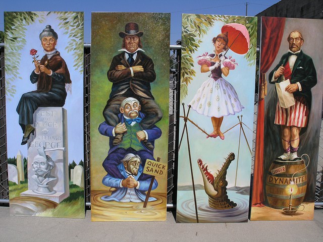 640x480 Disneyland Haunted Mansion Stretching Portraits - Haunted Mansion Painting