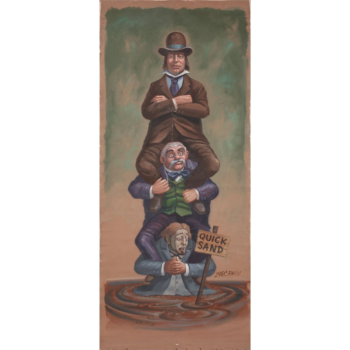 1200x1200 Disneyland Haunted Mansion Original Featured Portrait - Haunted Mansion Painting