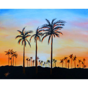 300x300 Paint Hawaiian Sunset - Hawaiian Sunset Painting