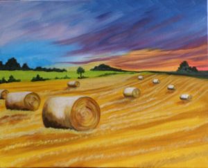 300x242 Paint Party - Hay Bale Painting