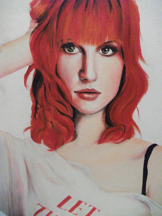 675x900 Hayley Williams Painting By Andrea Carrasco - Hayley Williams Painting