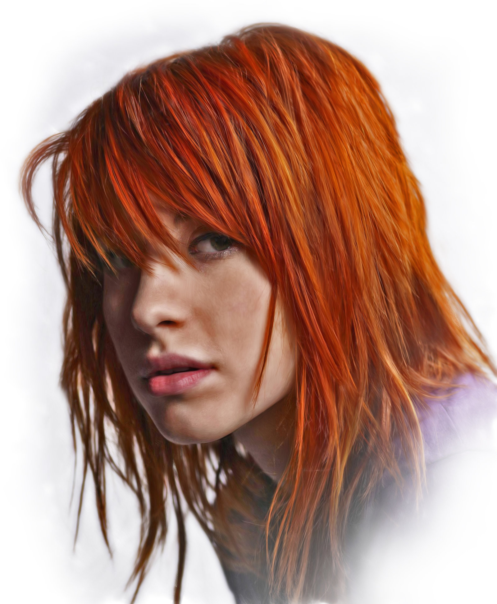 1600x1943 Hayley Williams By Equ1n0x72 - Hayley Williams Painting