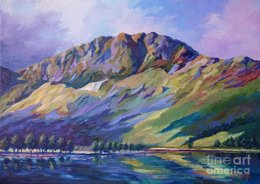 900x637 Haystacks Buttermere Painting By John Clark - Haystacks Painting